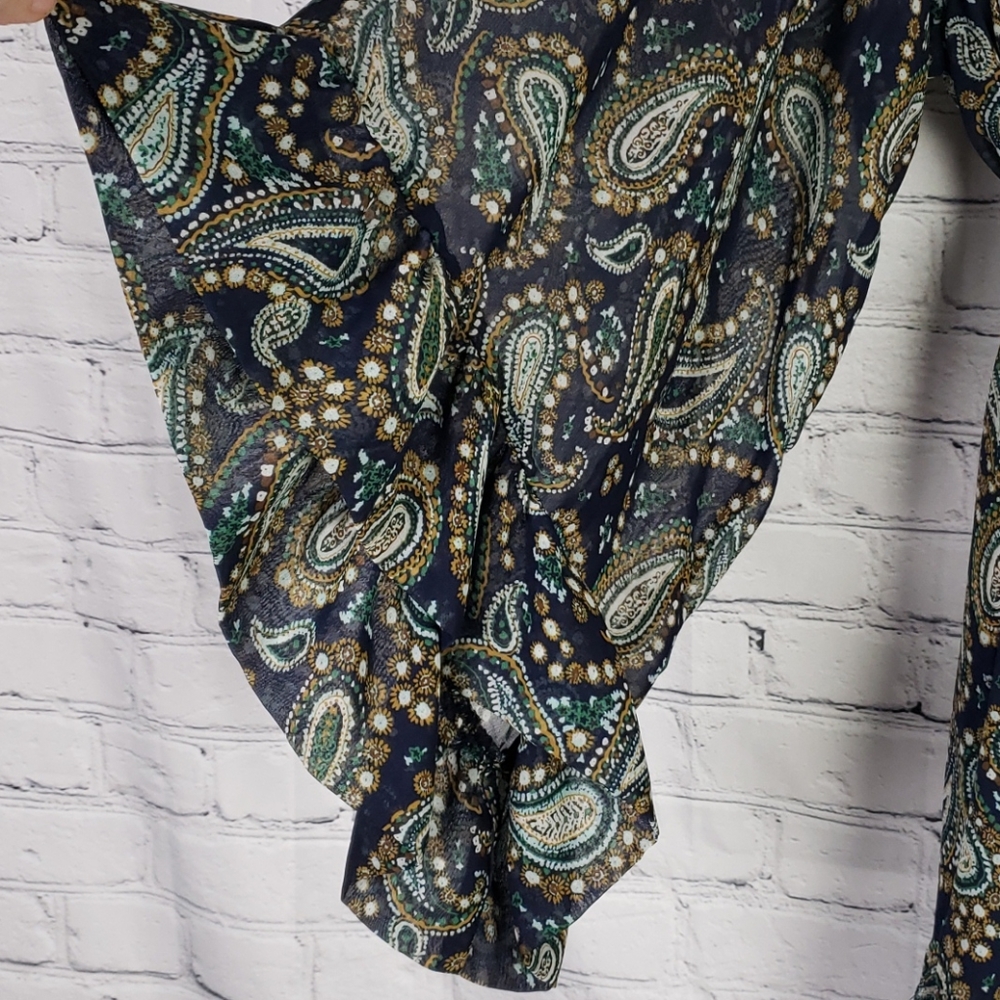 Betsey Johnson Bambi ruffle paisley dress - Picture 4 of 7